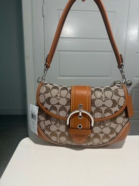Coach Crystal Signature Jacquard Soho full size